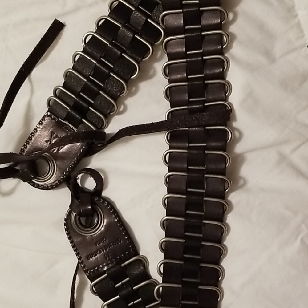 Leather belt